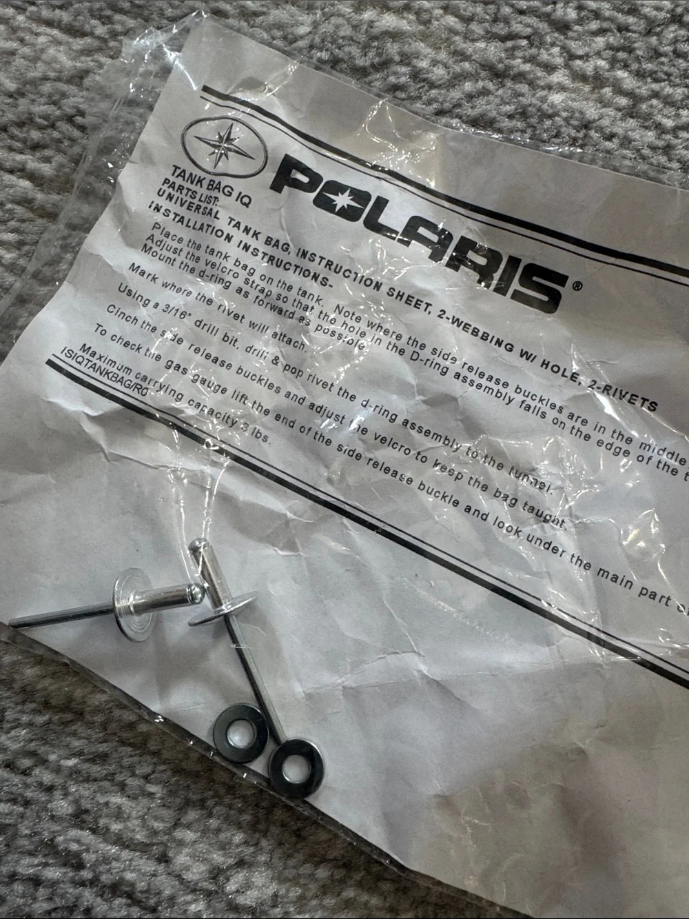 Polaris Snowmobile Tank Bag